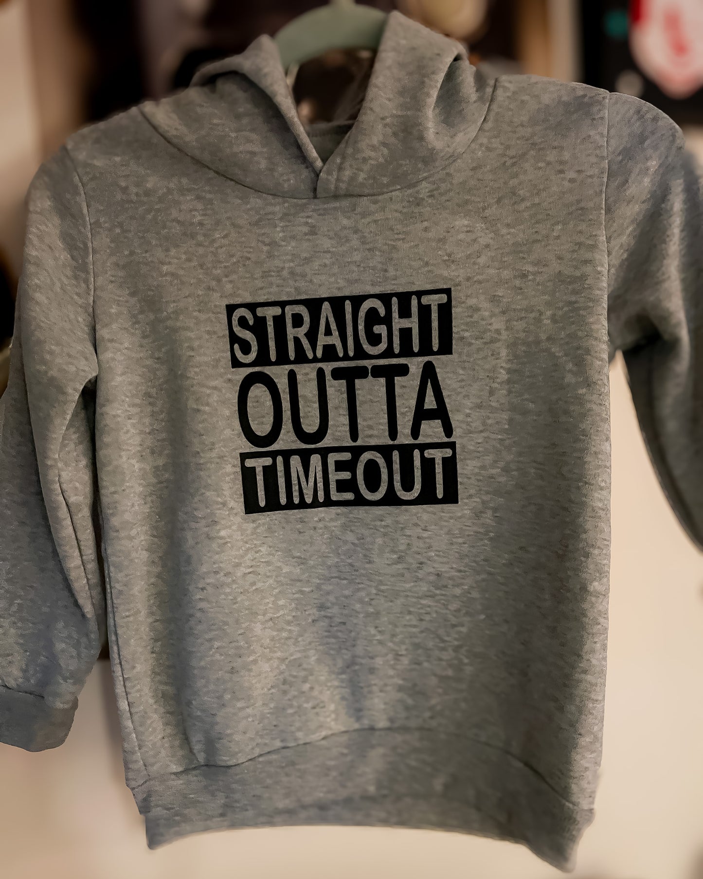 “Straight Outta Timeout” Kids Hoodie